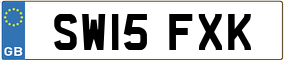 Truck License Plate